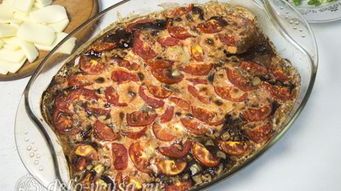 запеченная свиная печень