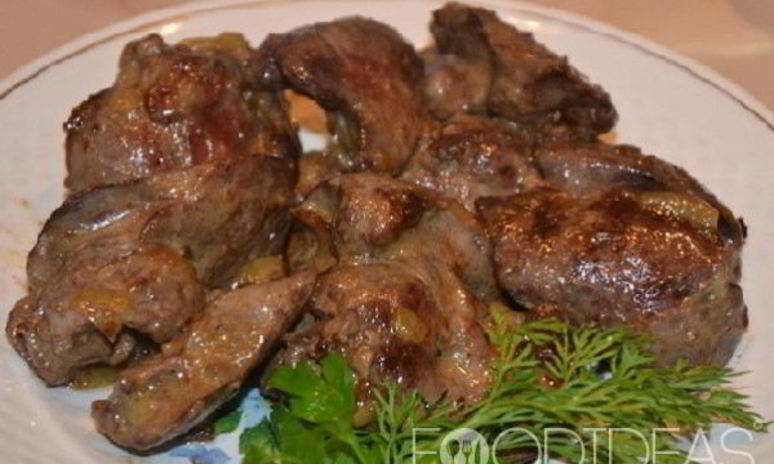 Рецепт жареной куриной печени