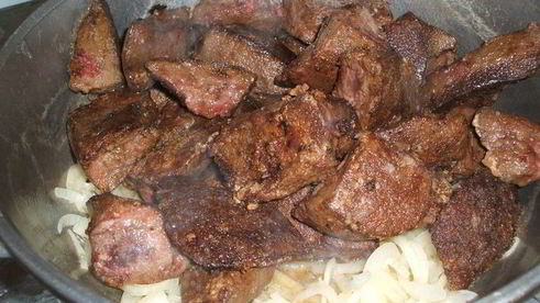 жареная печень