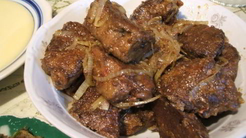 жареная печень