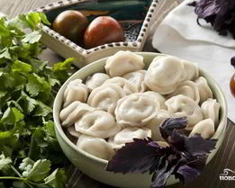 Диетические пельмени с индейкой