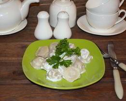 Пельмени из рисовой муки