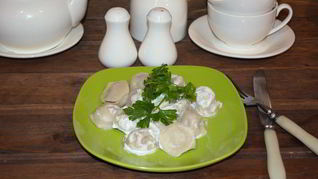 Пельмени из рисовой муки