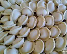 Пельмени из щуки с салом