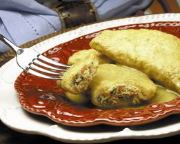 Пельмени с крабовым мясом