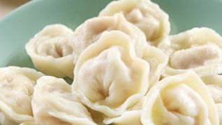 Пельмени с редисом