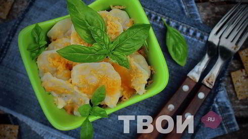 пельмени в горшочках