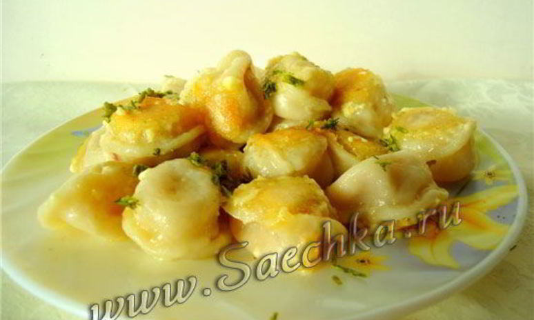 Рецепт пельменей в горшочке