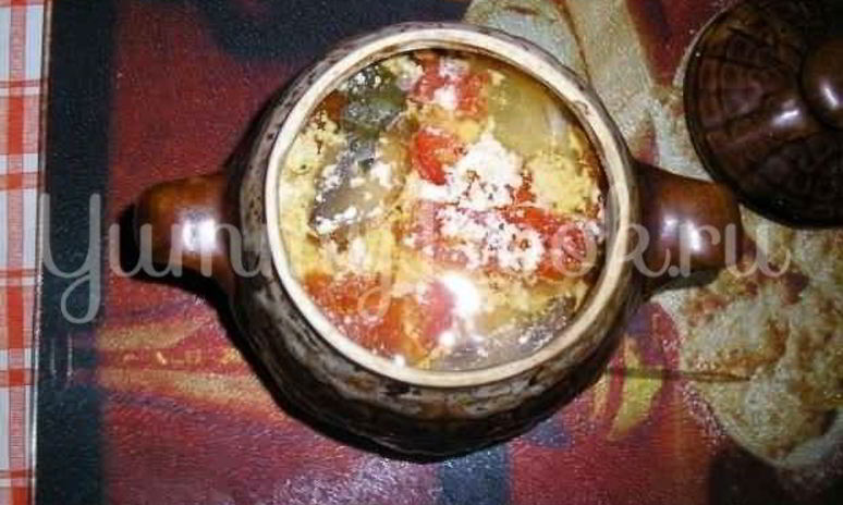 Рецепт пельмешков в горшочке