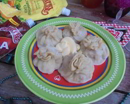 Пикантные паровые пельмени с картофелем и мясом