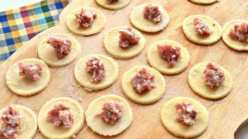 суповые пельмешки с мясным фаршем