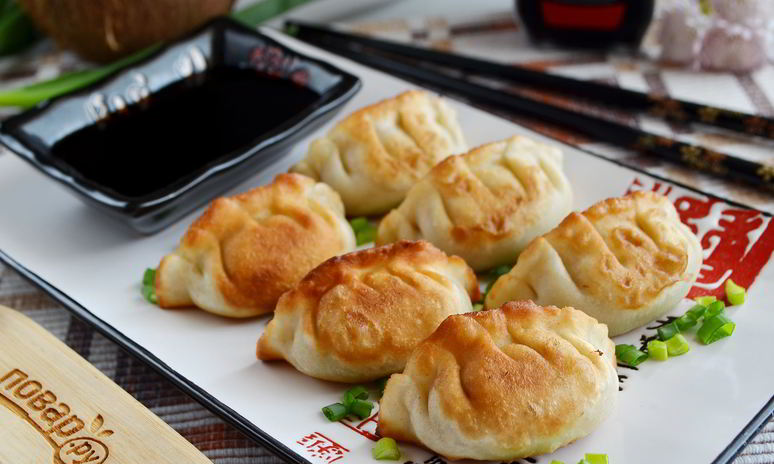 Рецепт японских жареных пельмешков гедза