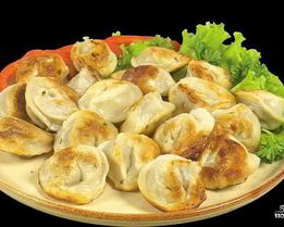 Жареные пельмени