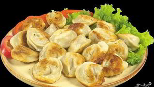 Жареные пельмени