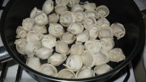 жареные пельмени