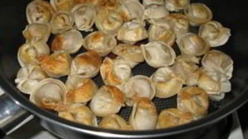 жареные пельмени