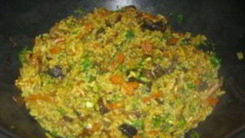 грибной плов