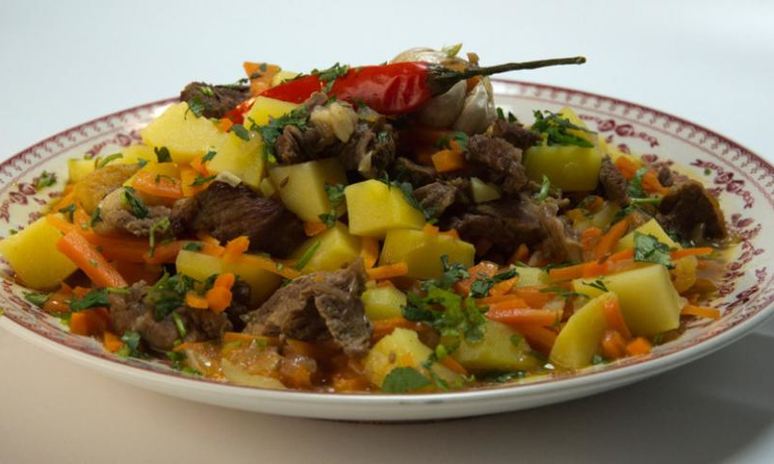 Рецепт картофеля в стиле плова