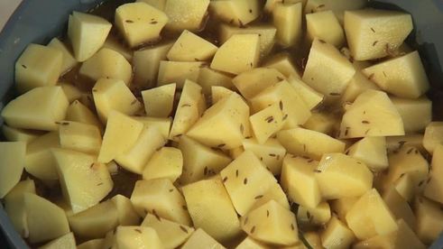 картофель в стиле плова