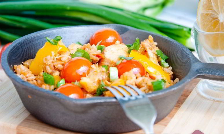 Рецепт паэльи с курицей
