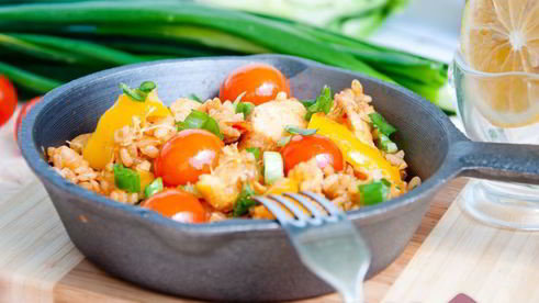 паэлья с курицей