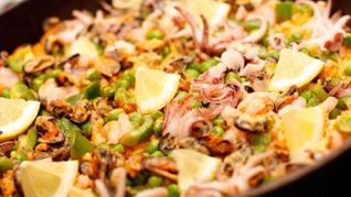 Паэлья с морепродуктами