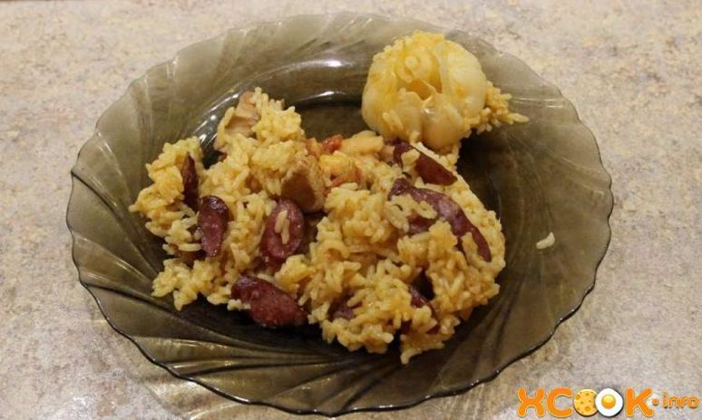 Рецепт паэльи в мультиварке