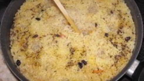 плов из баранины с помидорами