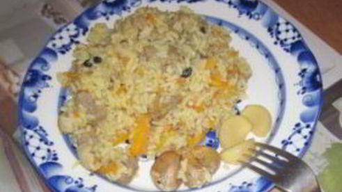 плов из баранины с помидорами