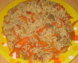 Плов из говядины в мультиварке