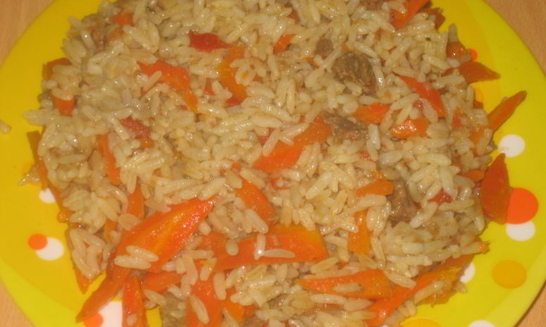 Рецепт плова из говядины в мультиварке