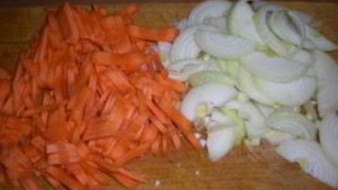 плов из перловки с мясом