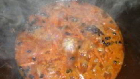 плов из перловки с мясом