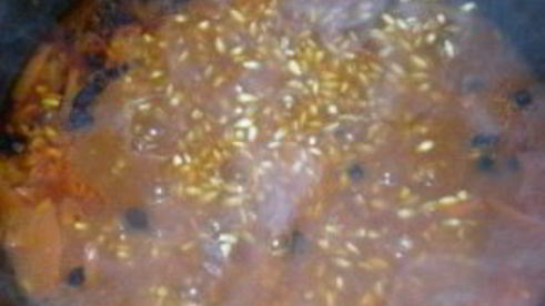 плов из перловки с мясом