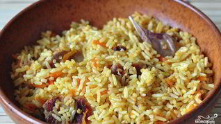 Плов из телятины в мультиварке