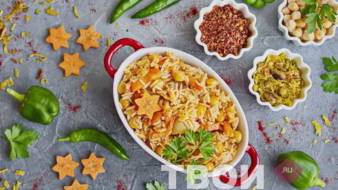 плов на сковороде