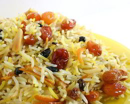 Плов с курагой и изюмом