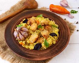 Плов с куриным филе