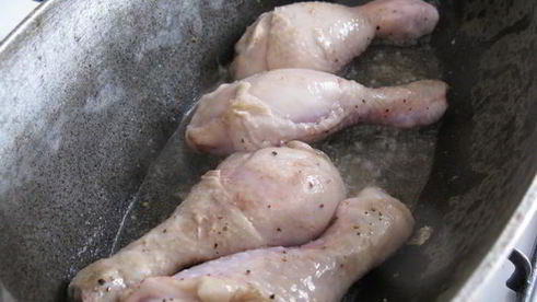 плов с курицей и свининой