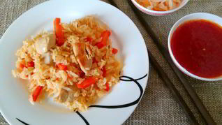 Плов с курицей