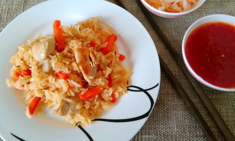 Рецепт плова с курицей