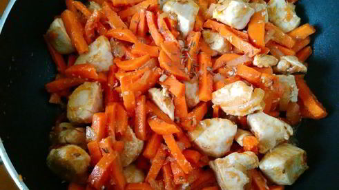 плов с курицей