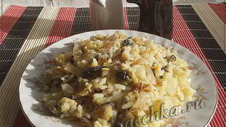 Плов с мидиями