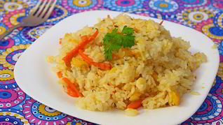 Плов с тыквой