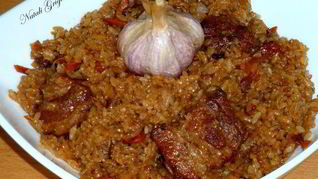 Плов со свиными ребрышками