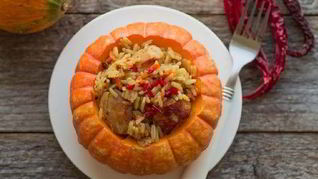 Плов в тыкве