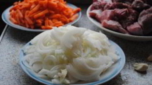 сытный плов с говядиной