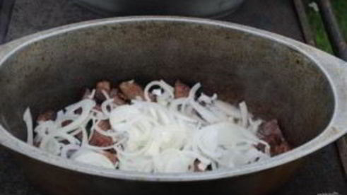 сытный плов с говядиной