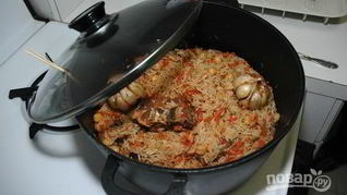 Узбекский плов в казане