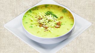 Пюре из брокколи с картофелем и сыром